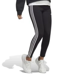 ADIDAS Women's Essentials 3-Stripes High-Waist Leggings 10 ADIDAS Women's Essentials 3-Stripes High-Waist Leggings -Fashion Clothing Store 2084523 001 alt3