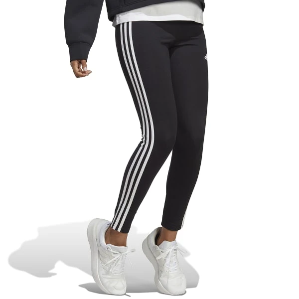 ADIDAS Women's Essentials 3-Stripes High-Waist Leggings 5 ADIDAS Women's Essentials 3-Stripes High-Waist Leggings - Image 4