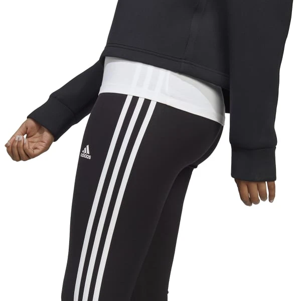 ADIDAS Women's Essentials 3-Stripes High-Waist Leggings 6 ADIDAS Women's Essentials 3-Stripes High-Waist Leggings - Image 5