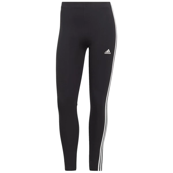 ADIDAS Women's Essentials 3-Stripes High-Waist Leggings 2 ADIDAS Women's Essentials 3-Stripes High-Waist Leggings