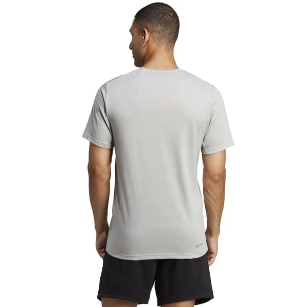 ADIDAS Men's Train Essentials Feelready Short-Sleeve Tee 5 ADIDAS Men's Train Essentials Feelready Short-Sleeve Tee - Image 3