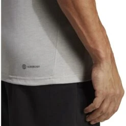 ADIDAS Men's Train Essentials Feelready Short-Sleeve Tee 12 ADIDAS Men's Train Essentials Feelready Short-Sleeve Tee -Fashion Clothing Store 2084528 003 alt4