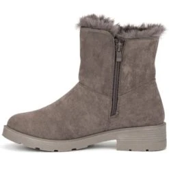 OLIVIA MILLER Women's Rosemary Faux Fur Boots -Fashion Clothing Store 2084674 004 alt2