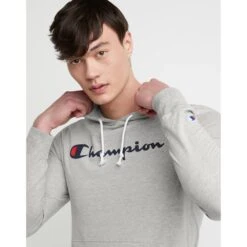 CHAMPION Men's Middleweight Tee Hoodie -Fashion Clothing Store 2084689 002 alt4