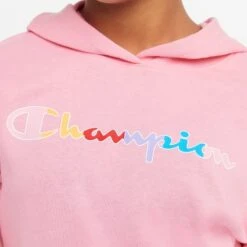 CHAMPION Girls' French Terry Hoodie -Fashion Clothing Store 2084946 607 alt2