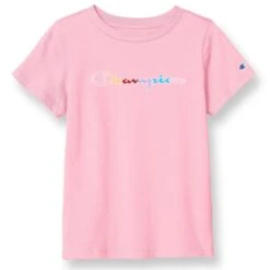 CHAMPION Girls' (4-6X) Classic Short-Sleeve Tee 8 CHAMPION Girls' (4-6X) Classic Short-Sleeve Tee -Fashion Clothing Store 2084950 607 alt2