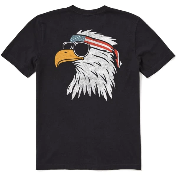 LIFE IS GOOD Men's Patriotic Eagle Crusher Short-Sleeve Tee 4 LIFE IS GOOD Men's Patriotic Eagle Crusher Short-Sleeve Tee - Image 2