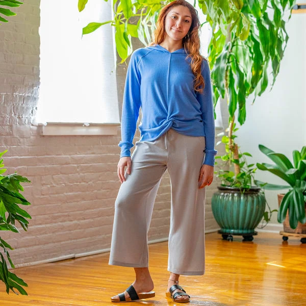 EMS Women's Softspun Wide Leg Cropped Pants 8 EMS Women's Softspun Wide Leg Cropped Pants - Image 6