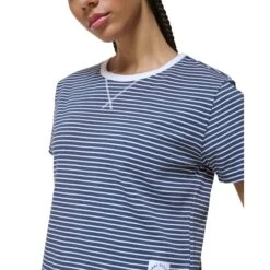 TOMMY HILFIGER Women's Cropped Short-Sleeve Crew -Fashion Clothing Store 2085560 402 alt2