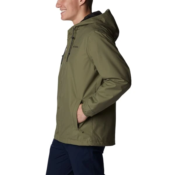 COLUMBIA Men's Cedar Cliff Rain Jacket 5 COLUMBIA Men's Cedar Cliff Rain Jacket - Image 3