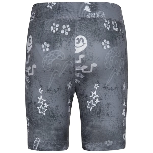 NIKE Little Girls' Icon Clash Bike Shorts 4 NIKE Little Girls' Icon Clash Bike Shorts - Image 2