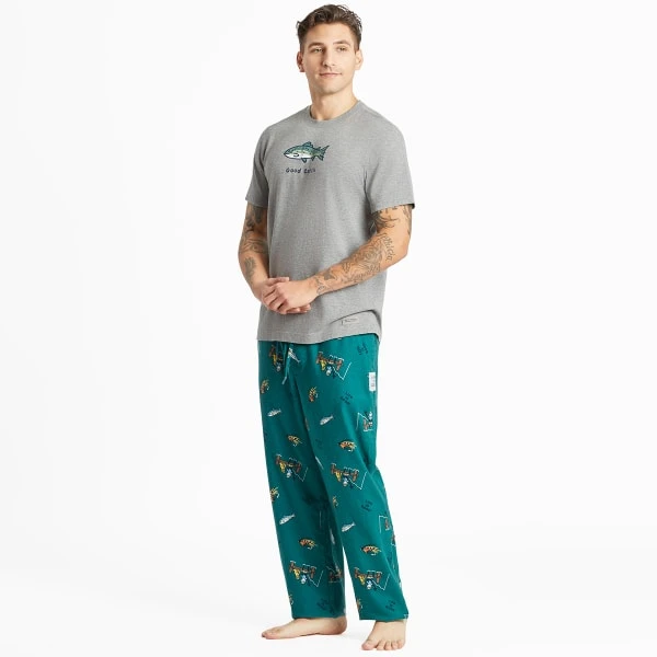 LIFE IS GOOD Men's Jake And Rocket Classic Sleep Pants 7 LIFE IS GOOD Men's Jake And Rocket Classic Sleep Pants - Image 5