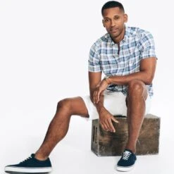 NAUTICA Men's Woven Shirt -Fashion Clothing Store 2086147 101 alt3