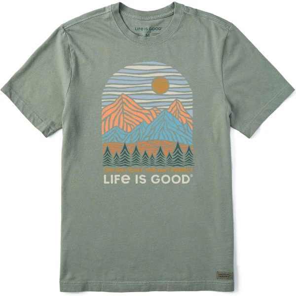 LIFE IS GOOD Men's Life Isn't Easy Short-Sleeve Tee 3 LIFE IS GOOD Men's Life Isn't Easy Short-Sleeve Tee