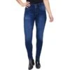YMI Women's Essential 3-Button High-Rise Skinny Jeans 2 YMI Women's Essential 3-Button High-Rise Skinny Jeans -Fashion Clothing Store 2086678 403 main