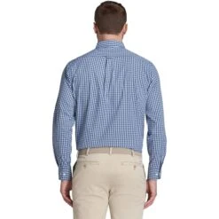 IZOD Men's Premium Essential Classic Fit Long-Sleeve Button-Down Shirt -Fashion Clothing Store 2086839 402 alt1