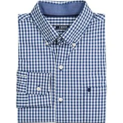 IZOD Men's Premium Essential Classic Fit Long-Sleeve Button-Down Shirt -Fashion Clothing Store 2086839 402 alt3