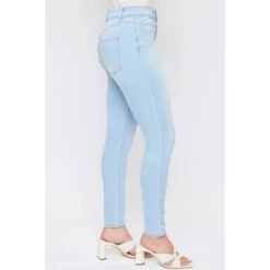 ROYALTY Women's Essential High-Rise Skinny Jeans -Fashion Clothing Store 2086880 406 alt2