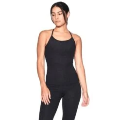 YOGAWORKS Women's Kami Essential Cross Back Tank
