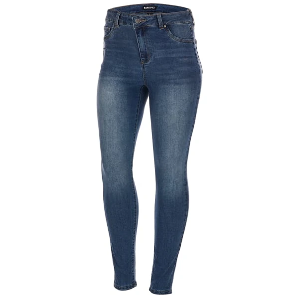 BLUE SPICE Juniors' High-Waist Recycled Stone Wash Skinny Jeans 3 BLUE SPICE Juniors' High-Waist Recycled Stone Wash Skinny Jeans