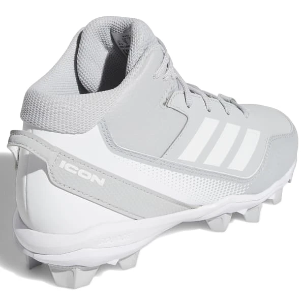 ADIDAS Kids' Icon 7 Mid Baseball Cleats 6 ADIDAS Kids' Icon 7 Mid Baseball Cleats - Image 4