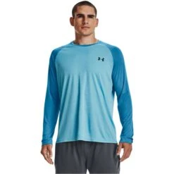UNDER ARMOUR Men's UA Velocity Long-Sleeve Tee -Fashion Clothing Store 2089112 406 alt2