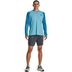 UNDER ARMOUR Men's UA Velocity Long-Sleeve Tee -Fashion Clothing Store 2089112 406 alt5
