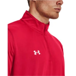 UNDER ARMOUR Men's Team Tech 1/4-Zip Loose Long-Sleeve Tee 12 UNDER ARMOUR Men's Team Tech 1/4-Zip Loose Long-Sleeve Tee -Fashion Clothing Store 2089169 601 alt4