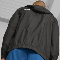 PUMA Men's Hooded Graphic Windbreaker -Fashion Clothing Store 2089488 001 alt3