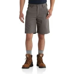 CARHARTT Men's 102514 Rugged Flex Relaxed Fit Canvas Work Shorts, Extended Sizes 7 CARHARTT Men's 102514 Rugged Flex Relaxed Fit Canvas Work Shorts, Extended Sizes -Fashion Clothing Store 2089813 004 alt2