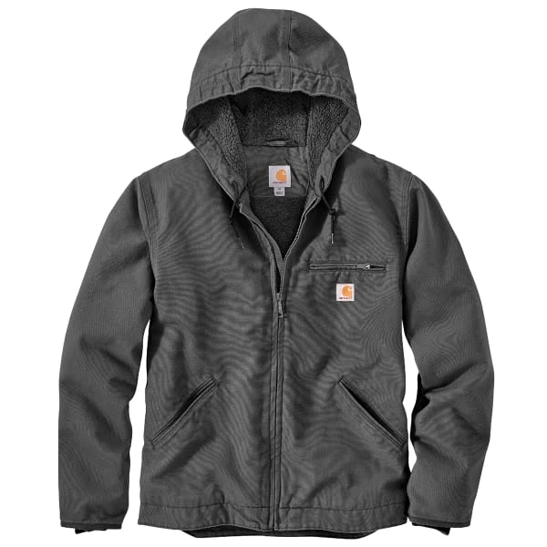 CARHARTT Men's 104392 Relaxed Fit Washed Duck Sherpa-Lined Jacket, Extended Sizes 3 CARHARTT Men's 104392 Relaxed Fit Washed Duck Sherpa-Lined Jacket, Extended Sizes