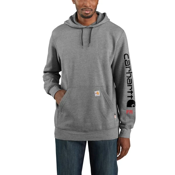 CARHARTT Men's 104505 Flame Resistant Force Loose Fit Midweight Logo Sleeve Graphic Sweatshirt, Extended Sizes 4 CARHARTT Men's 104505 Flame Resistant Force Loose Fit Midweight Logo Sleeve Graphic Sweatshirt, Extended Sizes - Image 2