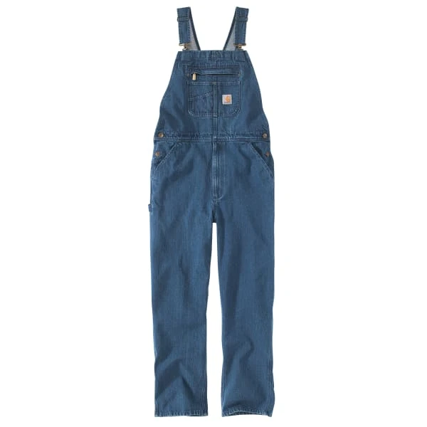 CARHARTT Men's 104672 Loose Fit Denim Bib Overalls 3 CARHARTT Men's 104672 Loose Fit Denim Bib Overalls