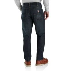 CARHARTT Men's 104790 Flame Resistant Force Rugged Flex Relaxed Fit 5-Pocket Jeans 9 CARHARTT Men's 104790 Flame Resistant Force Rugged Flex Relaxed Fit 5-Pocket Jeans -Fashion Clothing Store 2089890 039 alt3
