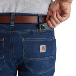 CARHARTT Men's 104945 Force Straight Fit Low Rise 5-Pocket Tapered Jeans 11 CARHARTT Men's 104945 Force Straight Fit Low Rise 5-Pocket Tapered Jeans -Fashion Clothing Store 2089894 438 alt4