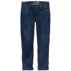 CARHARTT Men's 104945 Force Straight Fit Low Rise 5-Pocket Tapered Jeans