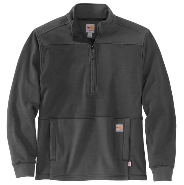CARHARTT Men's 105012 Flame Resistant Rain Defender Relaxed Fit Mock Neck Fleece Pullover, Extended Sizes 3 CARHARTT Men's 105012 Flame Resistant Rain Defender Relaxed Fit Mock Neck Fleece Pullover, Extended Sizes