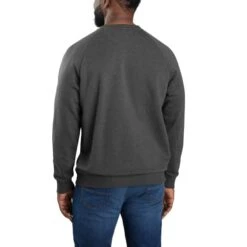 CARHARTT Men's 105568 Force Relaxed Fit Lightweight Crewneck Sweatshirt, Extended Sizes -Fashion Clothing Store 2089942 047 alt2