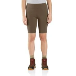 CARHARTT Women's 105878 Force Fitted Lightweight Utility Short -Fashion Clothing Store 2089987 210 alt2